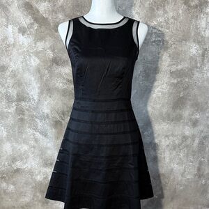 Chic Black Sleeveless Midi Dress (Love 15)